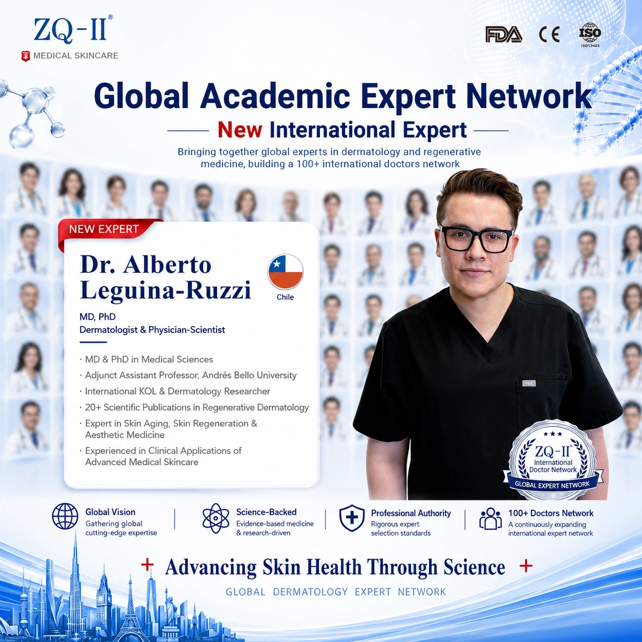 Pinalawak ng ZQ-II ang Global Academic Expert Network nito kasama si Dr. Alberto Leguina-Ruzzi